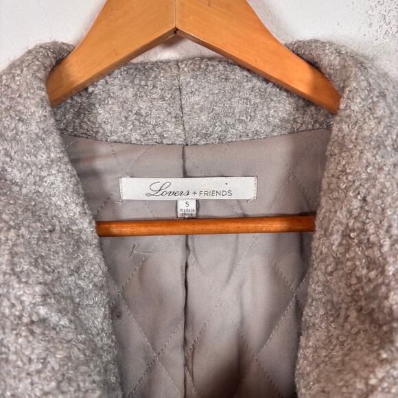 Lovers + Friends Women's Wool Blended Overcoat Jacket Small - Picture 4 of 5